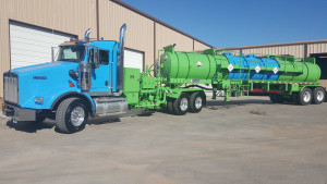 Remote operated 600HP Acid truck and Trailer - Energy Fabrication